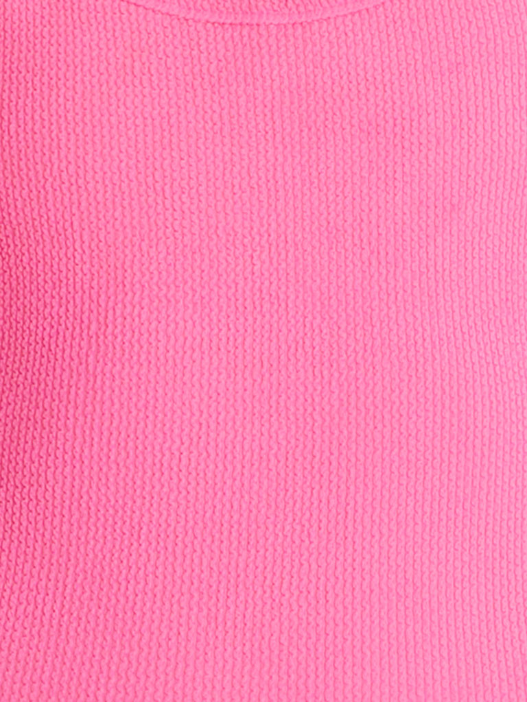 The Crinkle One Piece in Hot Pink