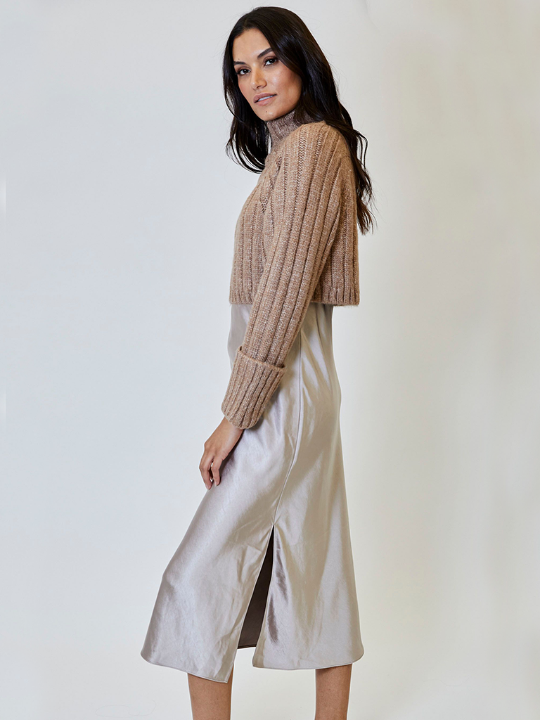 Bea Slip Dress and Sweater Combo