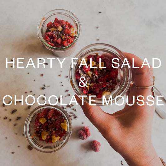Elle Daftarian's Hearty Fall Salad and Healthy Chocolate Mousse