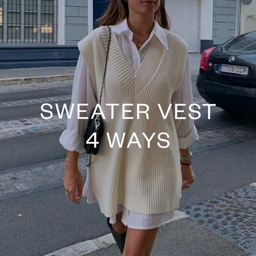 Style a sweater vest